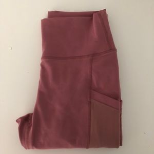 High waisted pink mila leggings